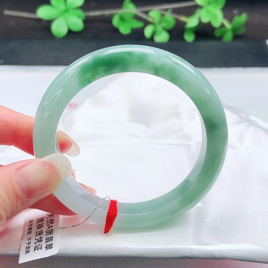 未镶嵌手镯翡翠54.5圈