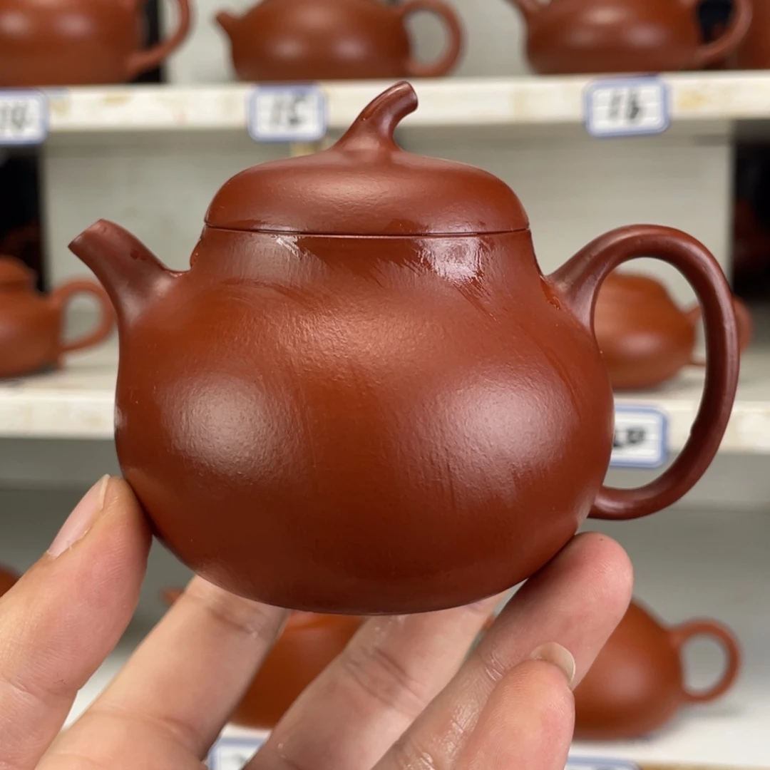 茶壶紫砂小煤窑朱泥全手工170毫升