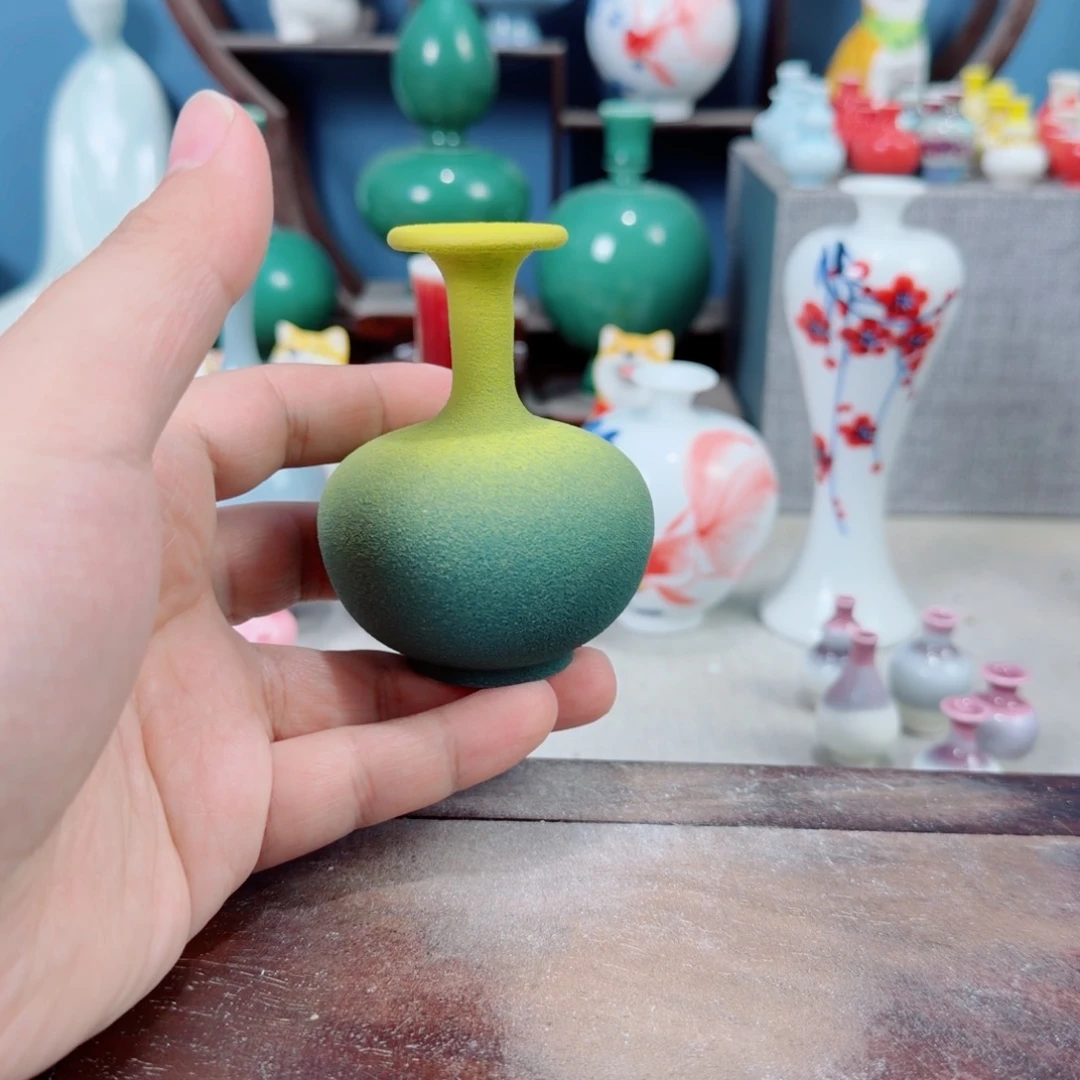 陶瓷手工小花器摆件
