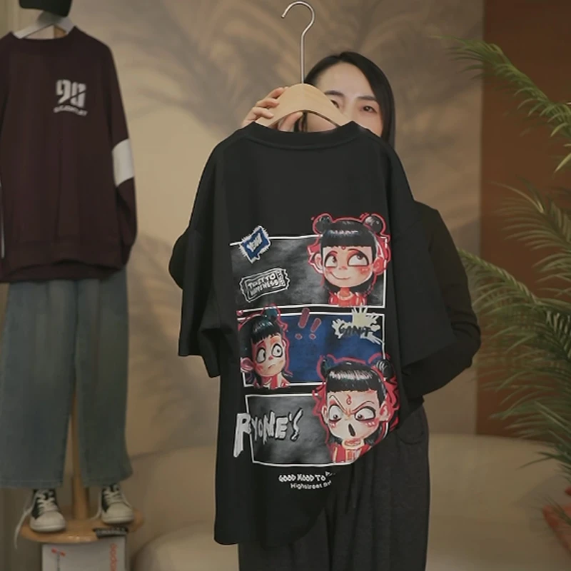 男童夏装短袖t恤宽松8-16岁中大童男孩儿童2025夏季韩版25XT5001