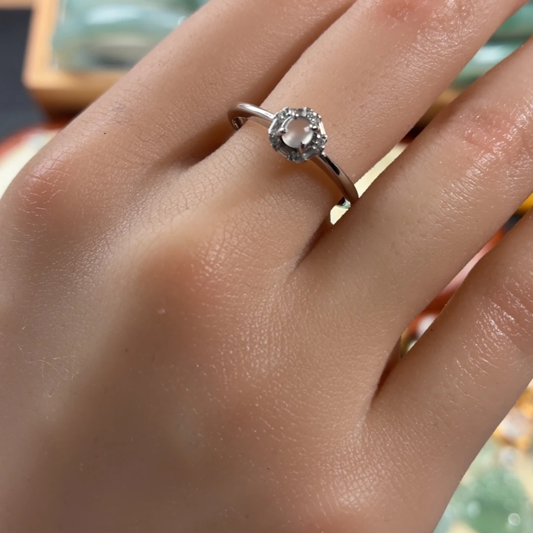 翡翠银S925镶嵌颈饰6号