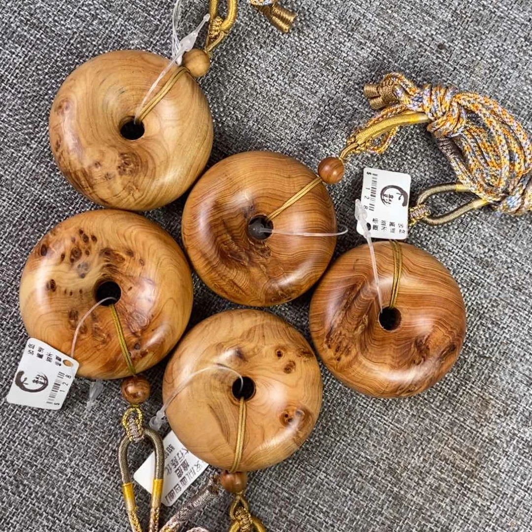 柏木（崖柏）手串/手链北太行高崖陈化瘤疤平安扣 甜奶香