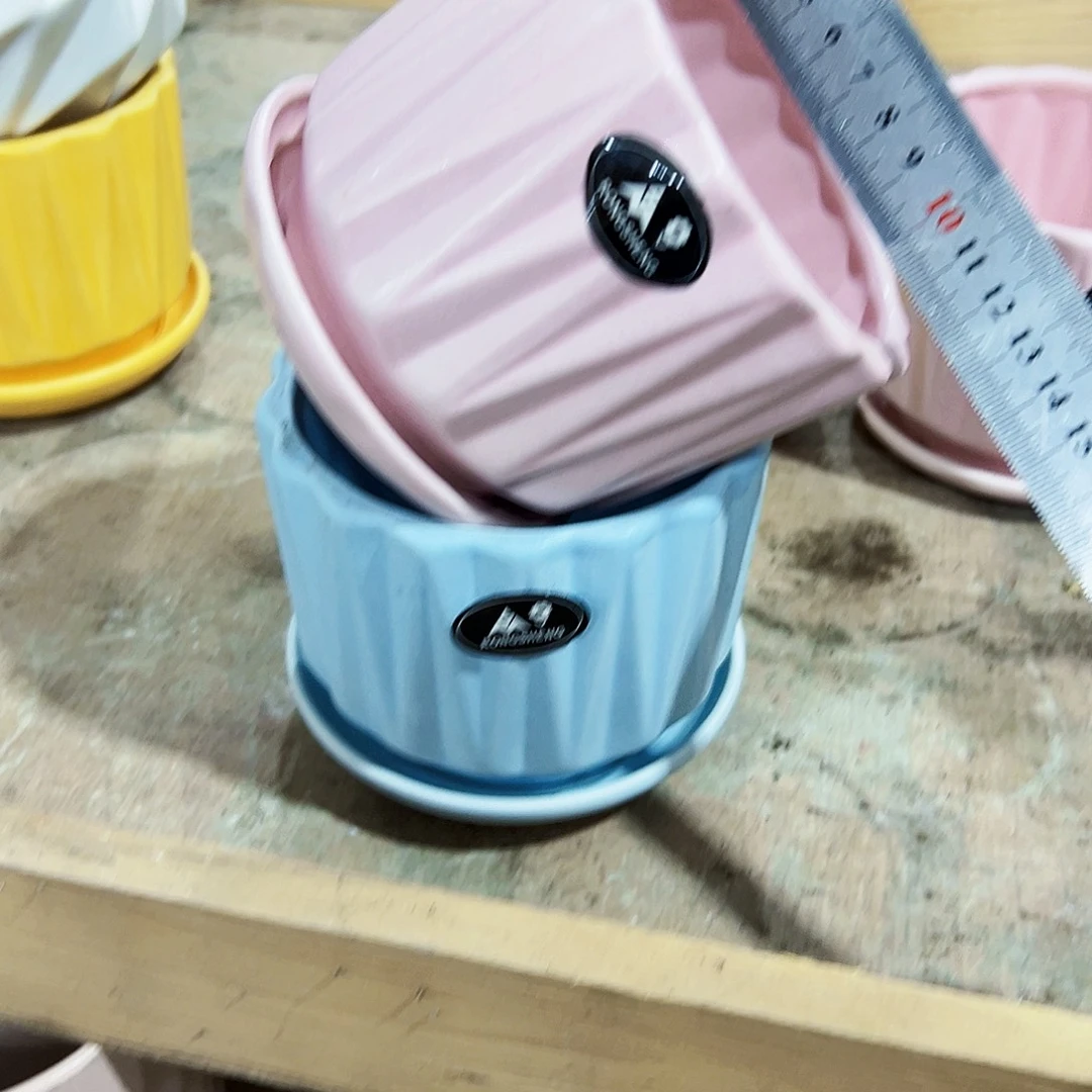 有孔，外贸尾单陶瓷花盆凑单10米包邮