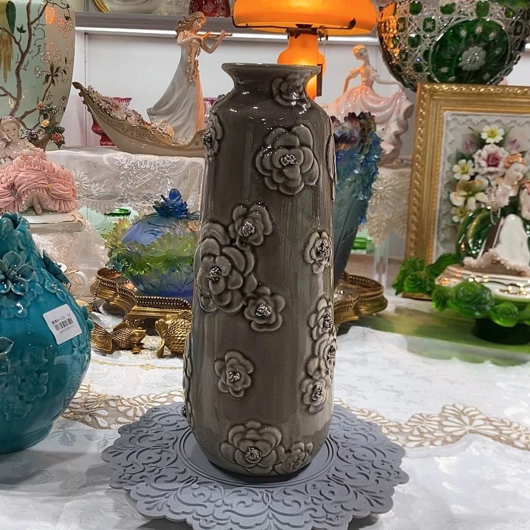 摆件0125福利出口高温瓷花瓶