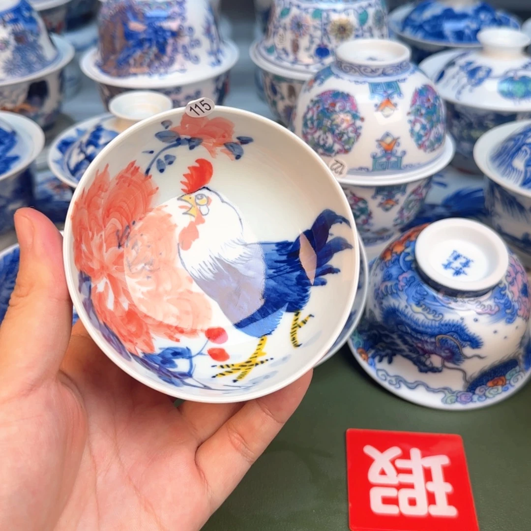 彦祖纯手工手绘茶具115