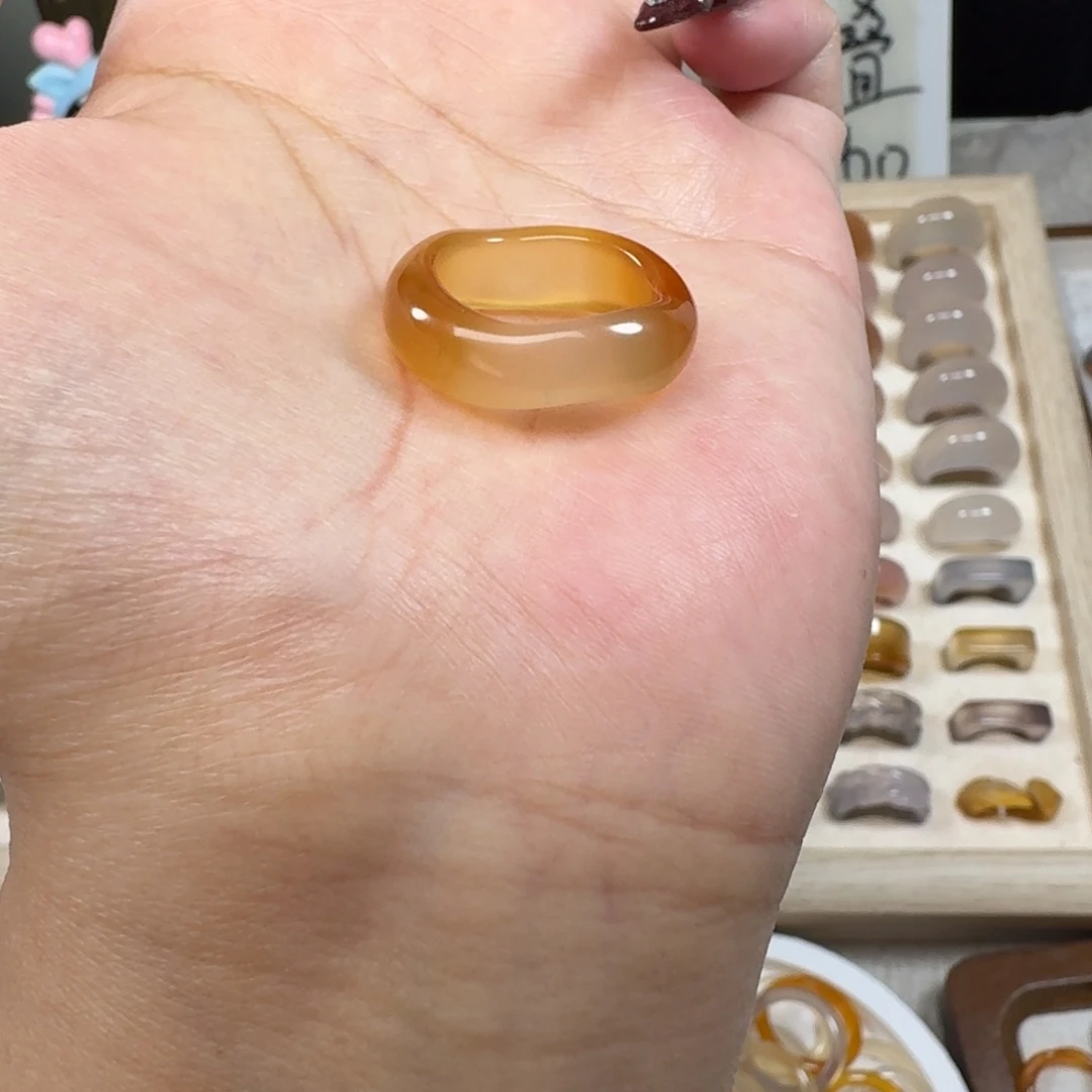 未镶嵌戒指玛瑙/玉髓879港12福利不退换