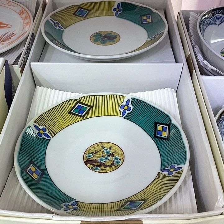 摆件进口瓷器九谷