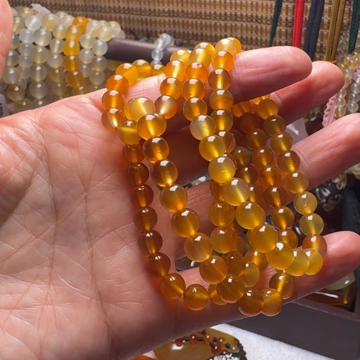 小***子玛瑙/玉髓合金颈饰002