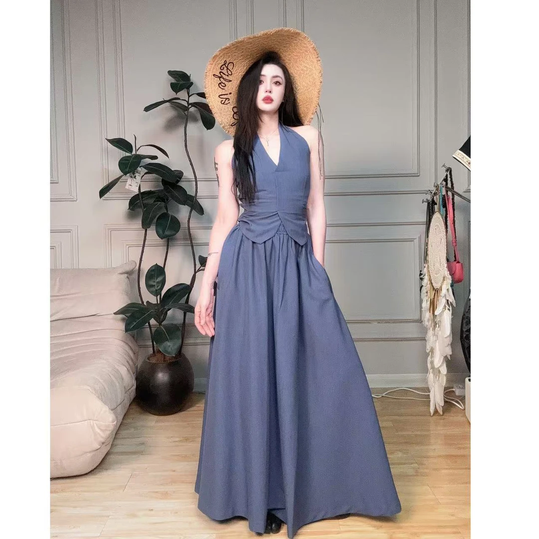 【韩货】设计师款松弛感度假风套装