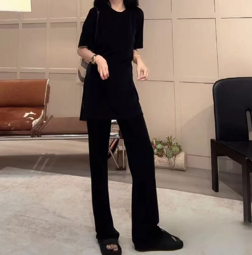 【现货】醋酸魔力瘦瘦套装22（衣长74-78/裤长106-108）