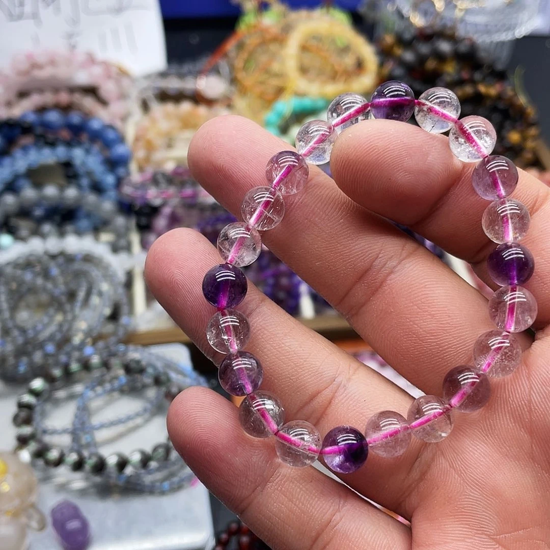 水晶手串未镶嵌超七8m