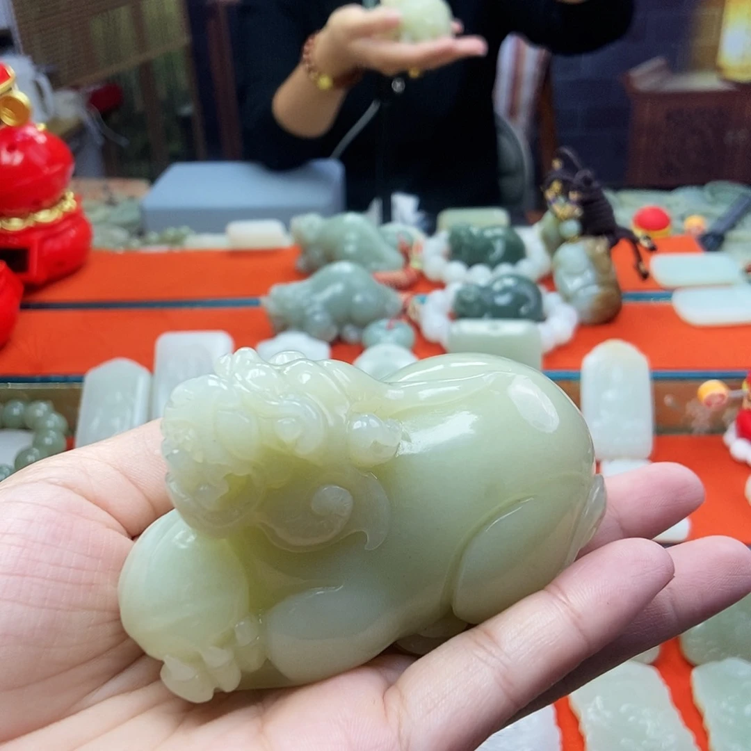 和田玉未镶嵌颈饰我****6