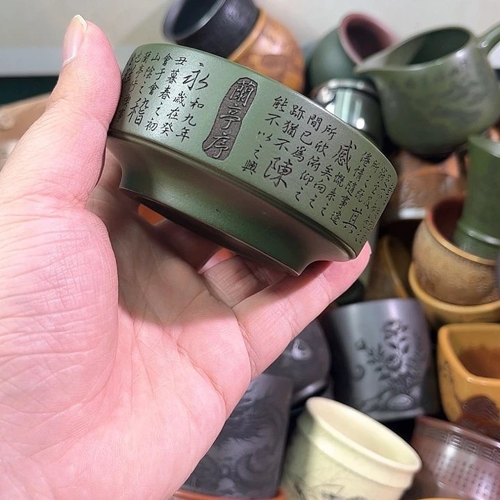 茶杯紫砂全手工紫砂主人杯