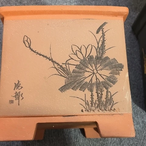 紫砂花盆紫砂花盆