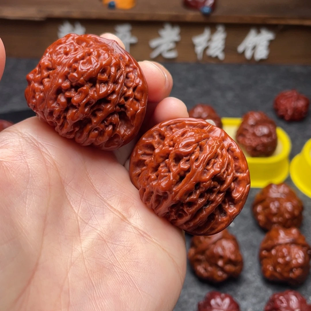 文玩核桃吊坠文玩核桃 手把件 四座楼 43