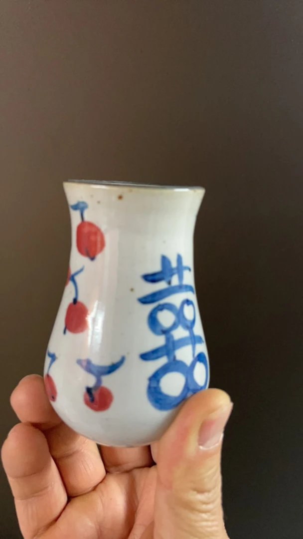 手工手绘陶瓷花盆