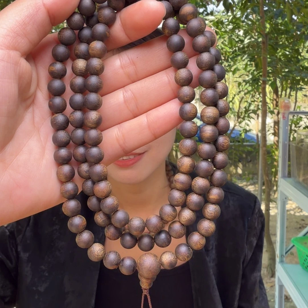 手串沉香高山老料虎斑紫奇沉水浮一条0.8-36g