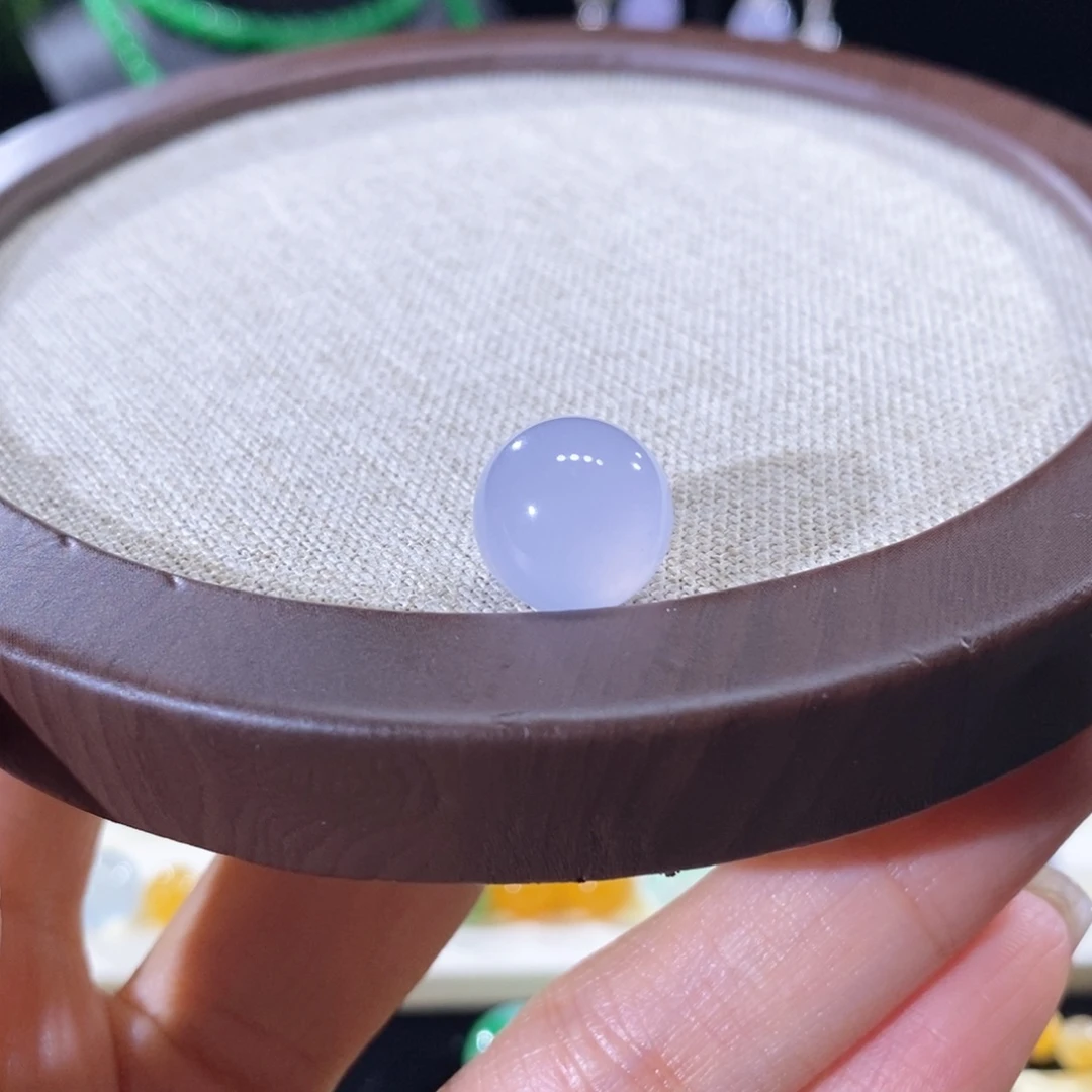 翡翠未镶嵌颈饰翡翠冰红粉紫珠12+mm