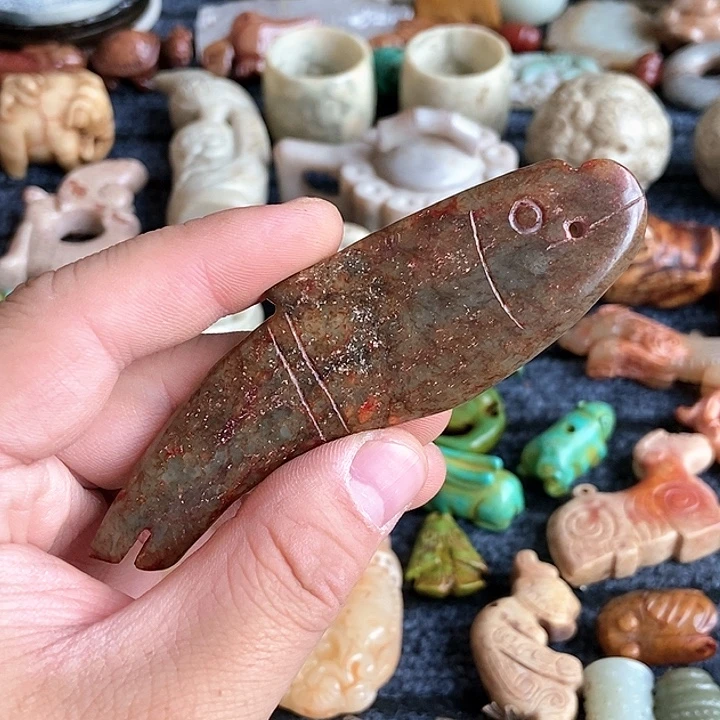 和田玉未镶嵌颈饰135