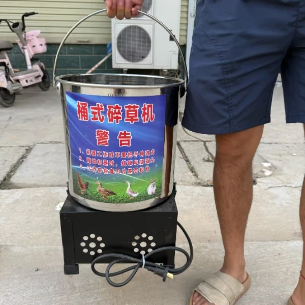 升级款不锈钢粉碎机家禽喂养饲料机五谷杂粮研磨机便携式磨粉机