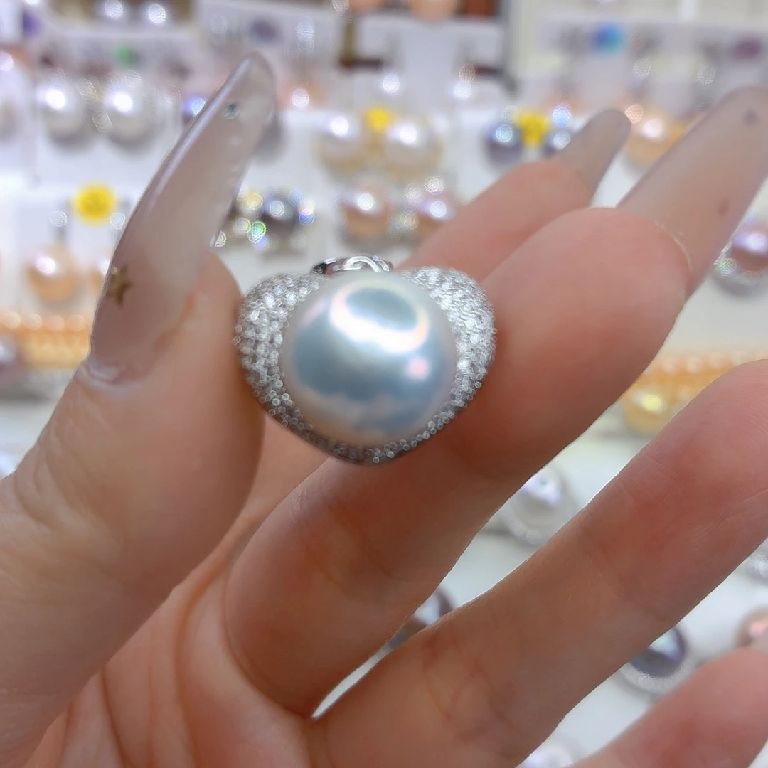 颈饰合金淡水珍珠