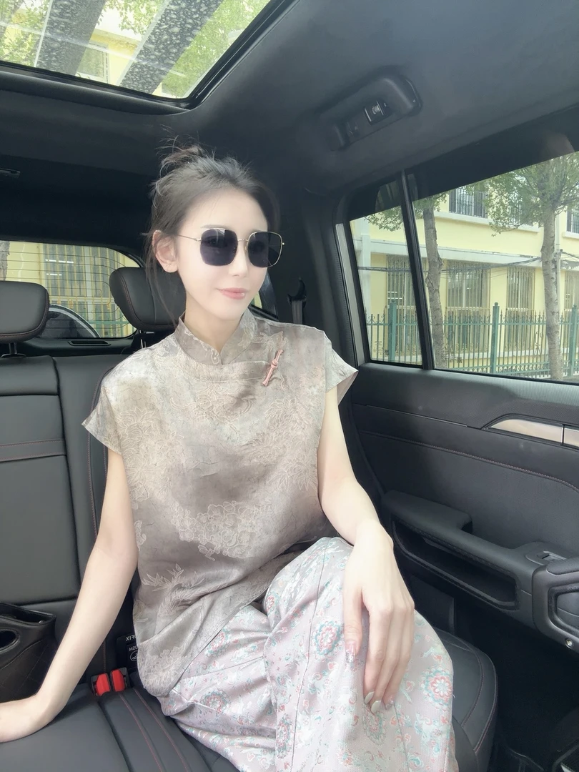【沅媛】“浮光”春夏气质提花时尚百搭新中式国风女士上衣小衫009