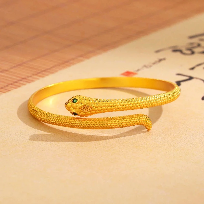 【新年福利】新中式本命年灵蛇可调节手镯女款时尚气质百搭设计感Y3