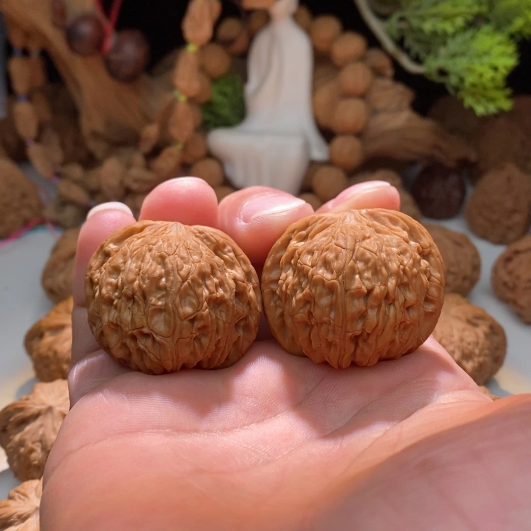 文玩核桃把件磨盘39打底福利