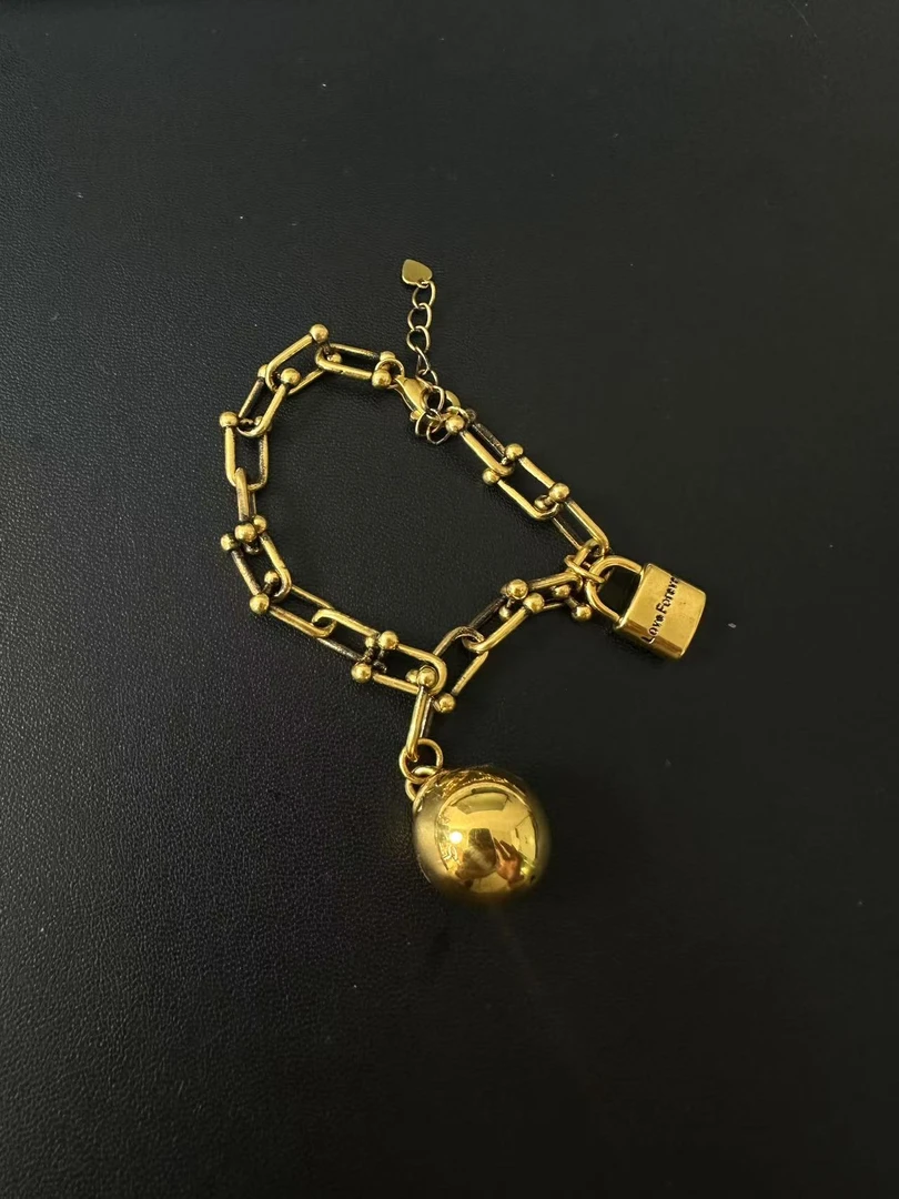 周帝王电黑工艺足金时尚轻奢精致简约气质经典手链