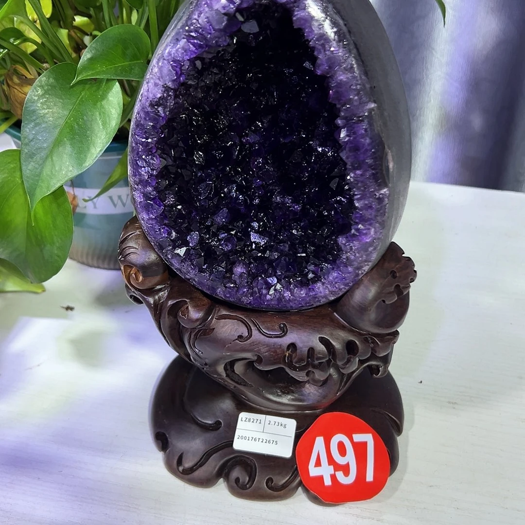 密***藏未镶嵌大型摆件（非配饰）紫晶晶