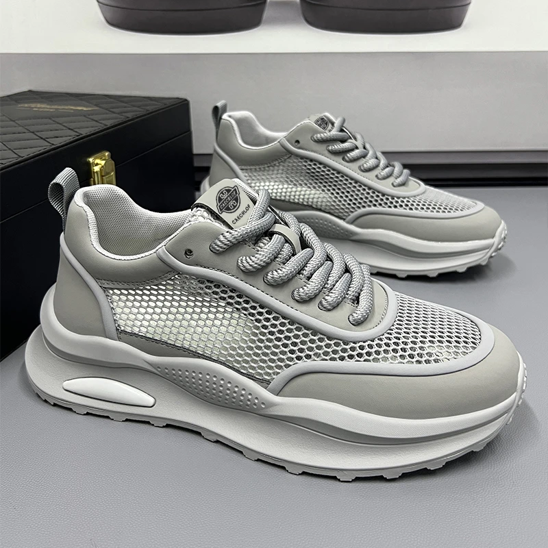 夏季男鞋单网面透气休闲鞋45码男士轻便百搭板鞋46加大码潮鞋47码