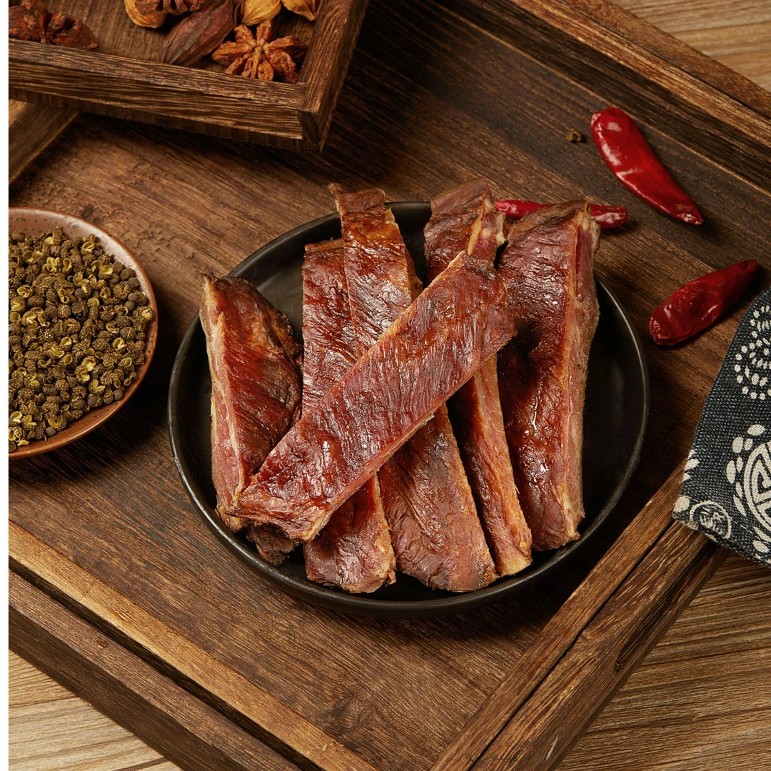 【边角料排骨】排骨边角柴火烟熏边角排骨小块