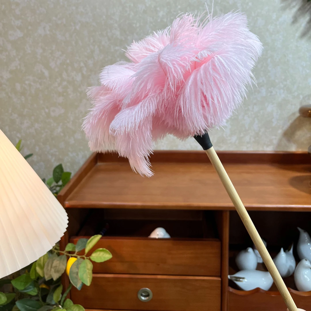 鸵鸟毛掸子清洁加密加厚除尘扫不掉毛车用家用打扫卫生