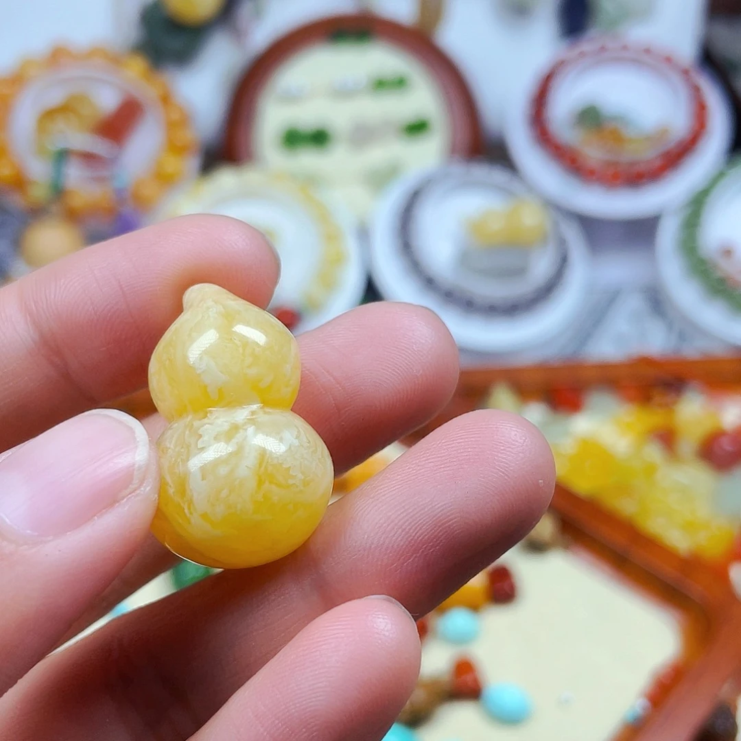 琥珀裸石未镶嵌纯***鸡拍四单