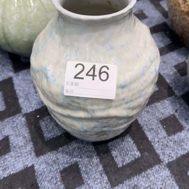 *****瓷片景德镇高温花器编码246高28口8默认无孔