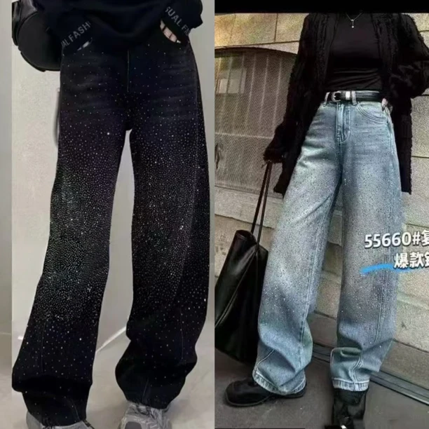 55660显瘦星空牛仔裤（裤长105左右）