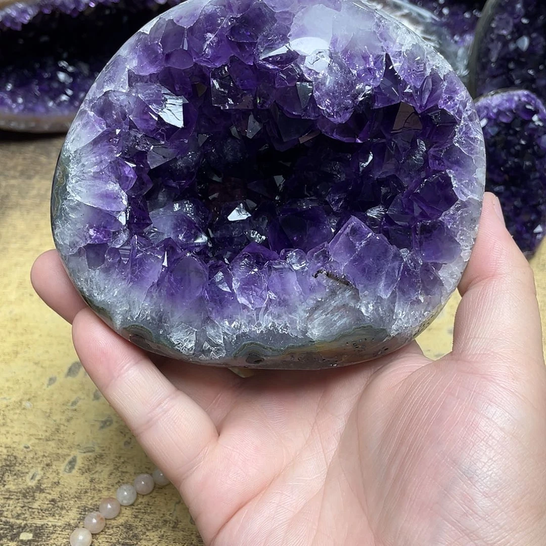 兔***乖紫晶大型摆件（非配饰）未镶嵌