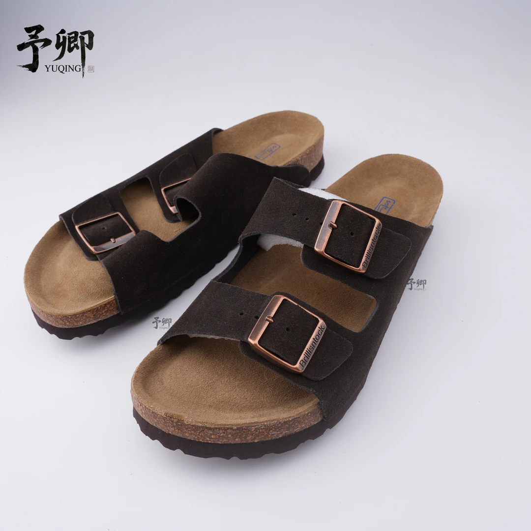 【男款凉拖】全牛皮软木夏季勃肯鞋博肯凉拖男经典休闲