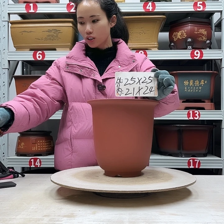 紫砂花盆紫砂花盆