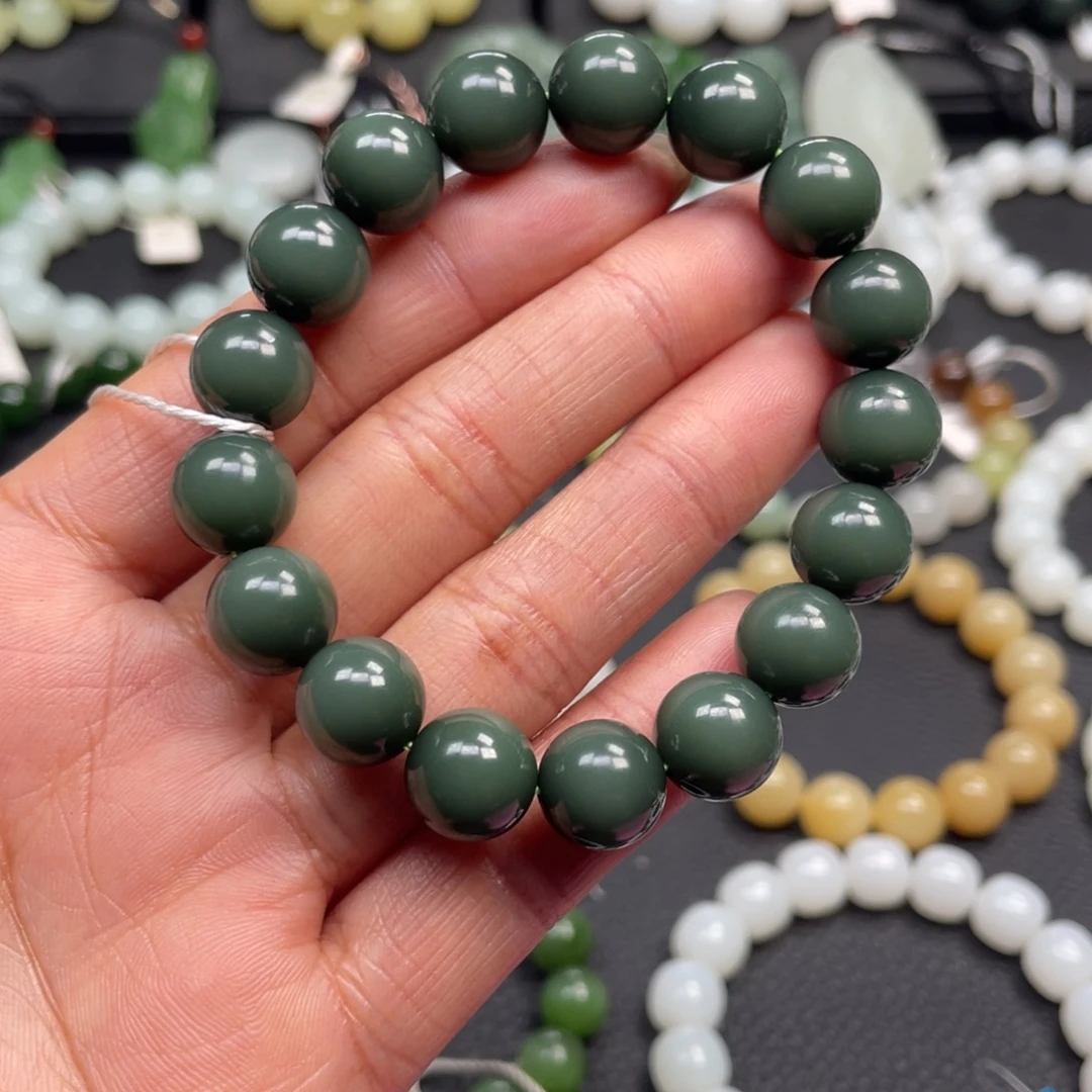 和田玉未镶嵌手链