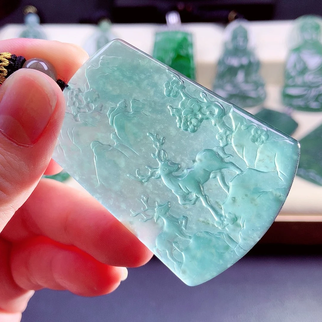 【闪购商品】颈饰未镶嵌翡翠天然