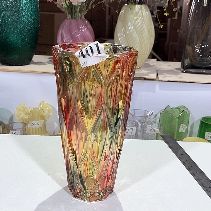 玻璃401高 25口11水晶玻璃花瓶嘎嘎好看