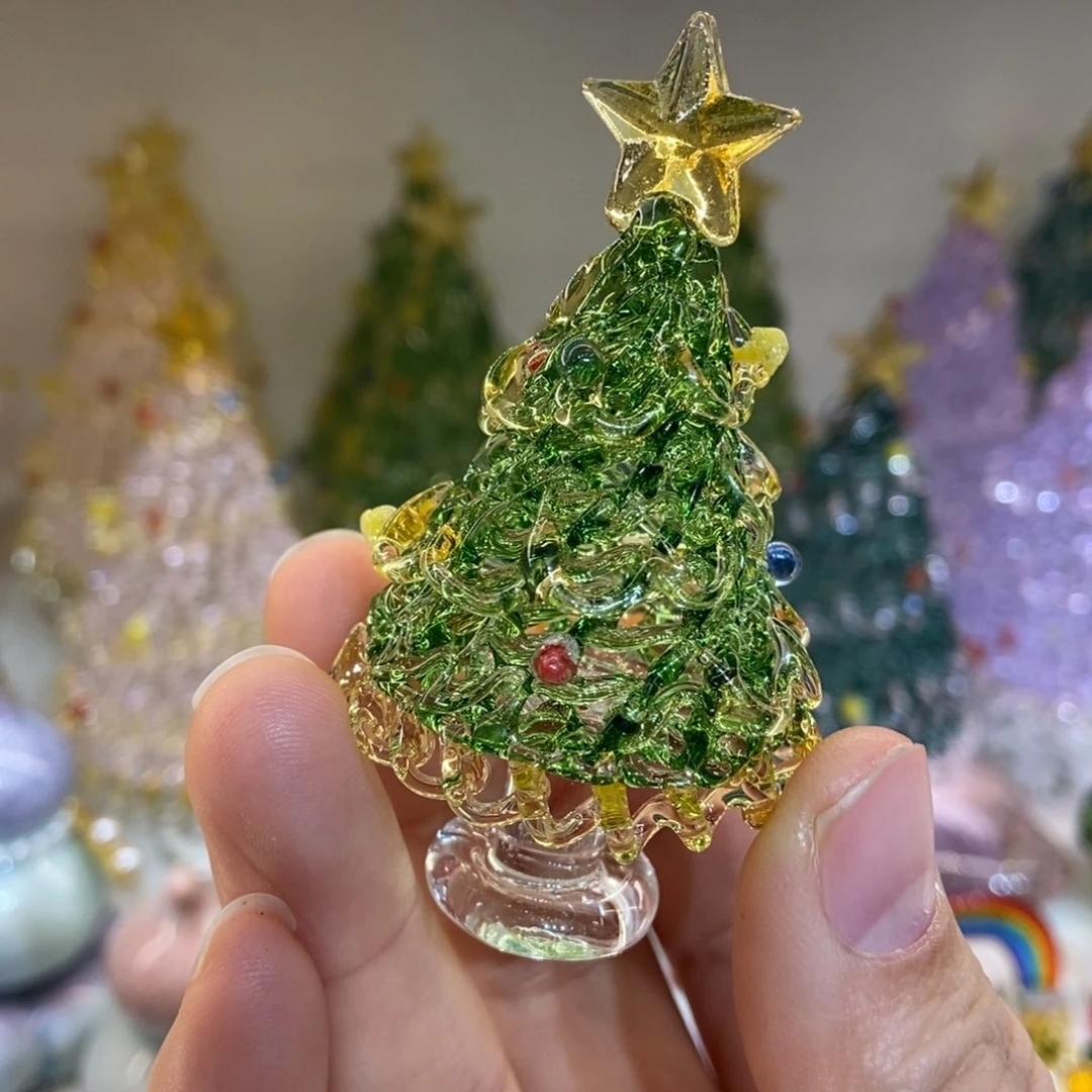 琉璃手工艺品绿金