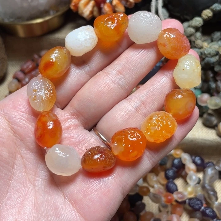 玛瑙/玉髓合金手链
