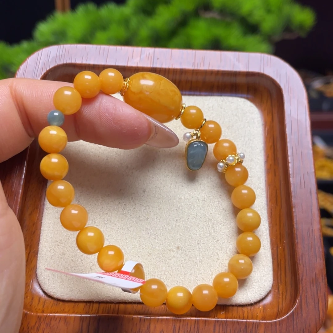 蜜蜡手链未镶嵌手串