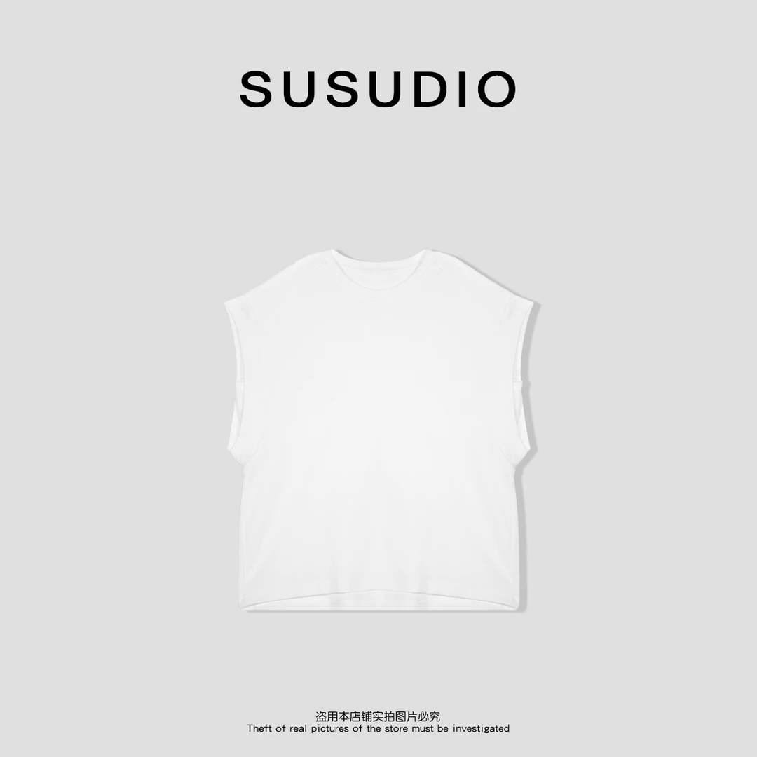 SUSUDIO 夏季简约百搭圆领蝙蝠袖设计显瘦休闲T恤10312