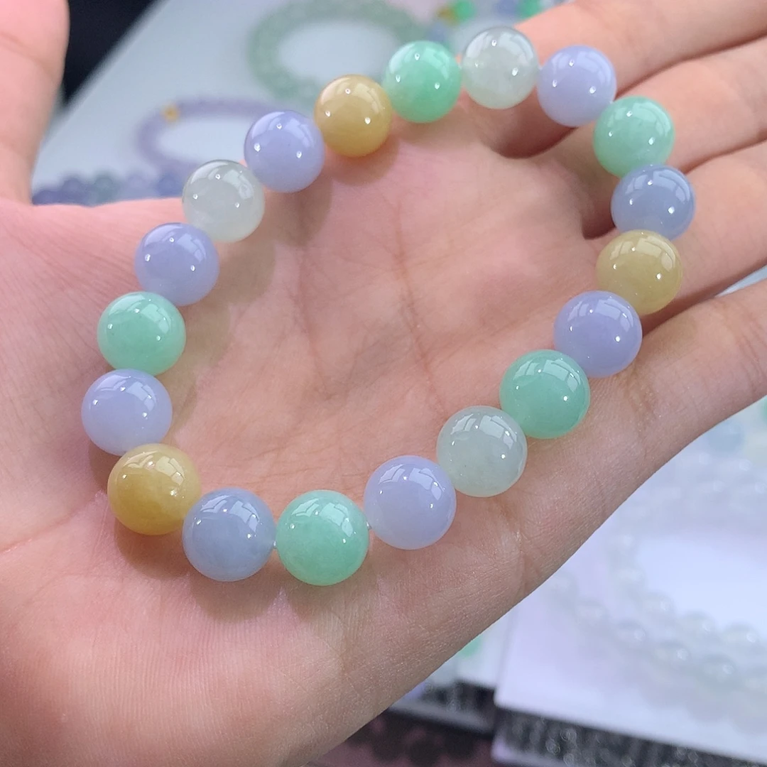 未镶嵌手链翡翠多宝手串