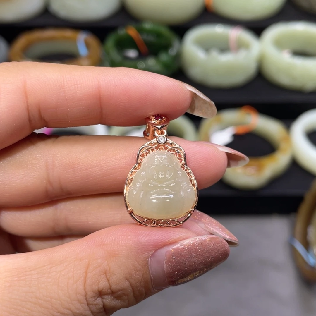 吊坠(不含链)未镶嵌和田玉