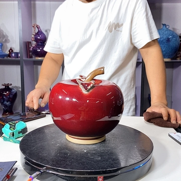 瓶中国神垕精品钧瓷