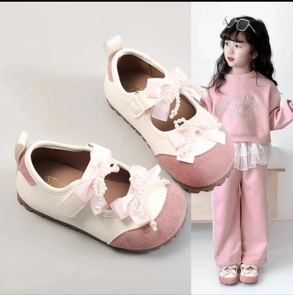 女童玛丽珍小皮鞋春夏软底蝴蝶结公主鞋韩版休闲运动皮鞋演出表演
